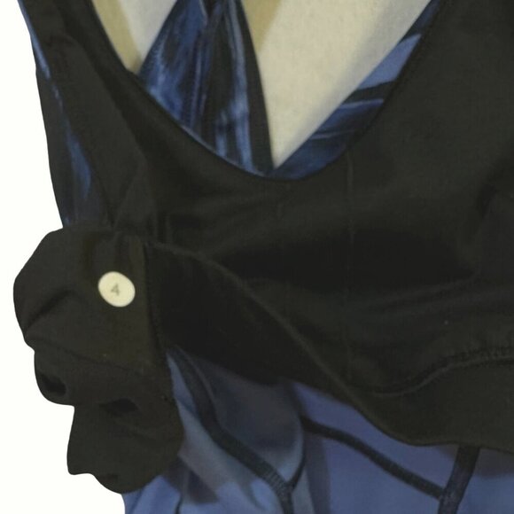 Lululemon Kanto Catch Me Tank Top Womens 4 Painted Animal Print Blue‎ Athleisure - Picture 9 of 9